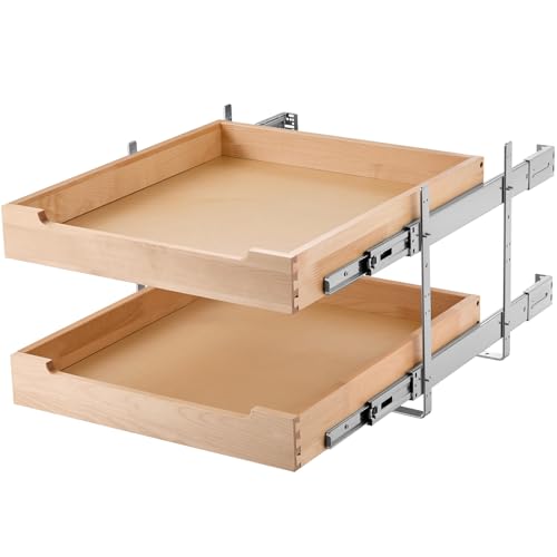 2 Tier Pull Out Cabinet Organizer