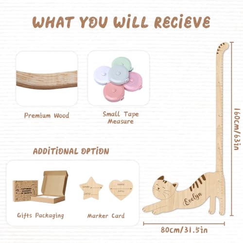 Personalized Name Kids Height Wall Chart