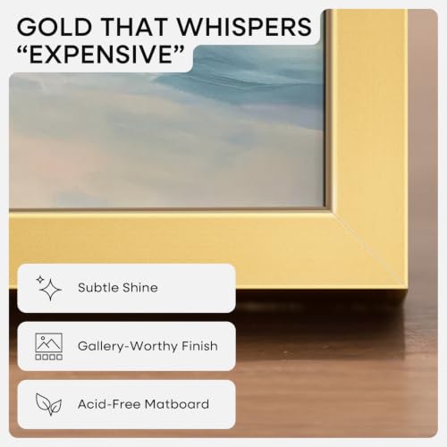 8x12 Gold Picture Frame