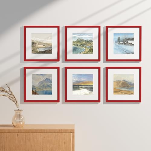 12x12 Picture Frames Set of 9 for Wall Mounting (9 Count)