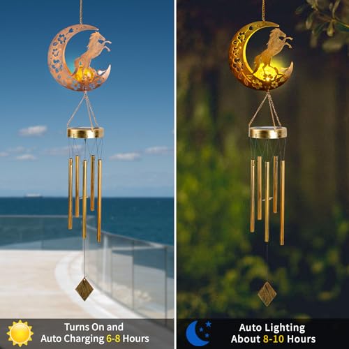 Moon Horse Wind Chime Decorative Gift