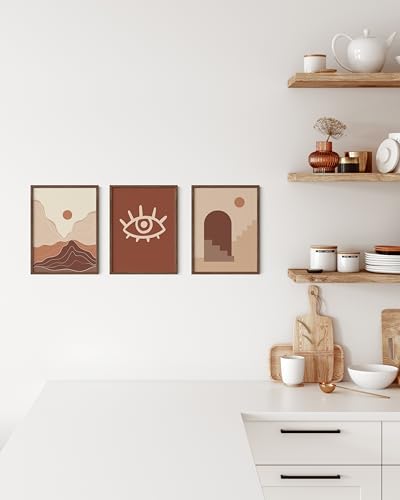 9x12 Walnut Oak Frame Set of 3 (3 Count)