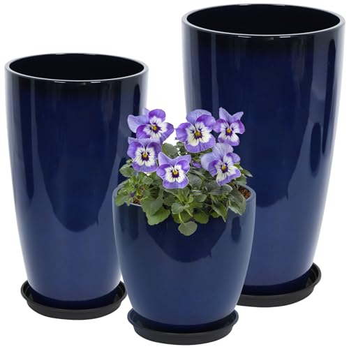 Set of 3 Tall Planter