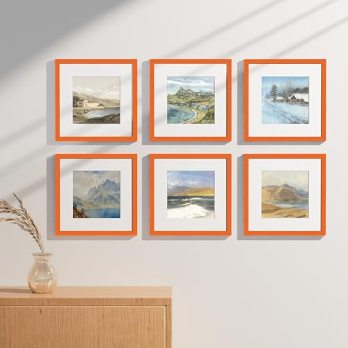 12x12 Picture Frames Set of 9 for Wall Mounting (9 Count)