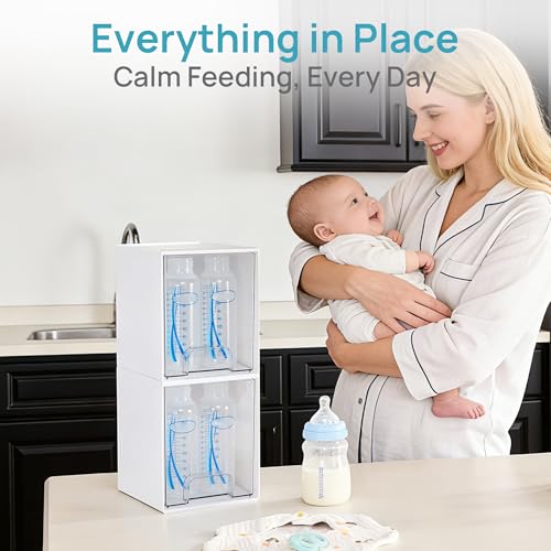 White Stackable Storage Drawers (2 Count)
