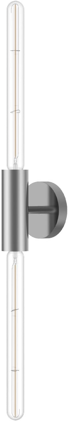 FLSNT Polished Nickel 2-Light Wall Sconce