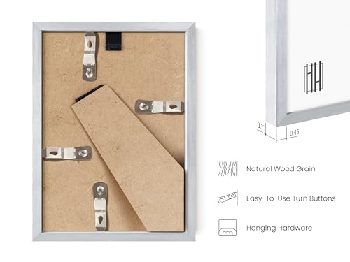 5x7 Silver Metal Picture Frames