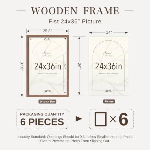 24x36 Poster Frame Set of 6