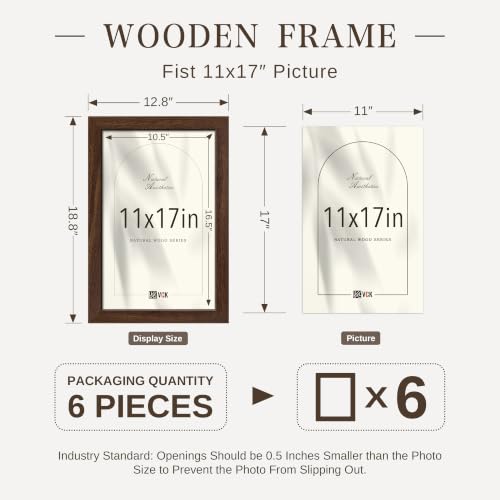 11x17 Picture Frame Set of 6