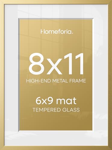 8x11 Gold Picture Frame (2 Count)