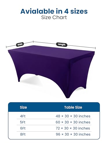 Spandex Table Cloth 2 Pack [8FT