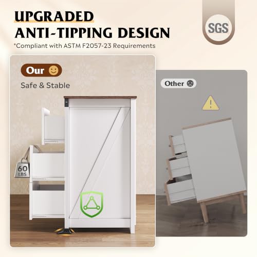 9 Drawer Dresser White