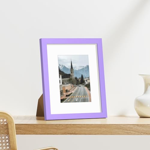 8x10 Picture Frames Set of 9 for Wall or Tabletop Display (9 Count)