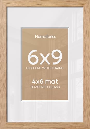 6x9 Natural Oak Picture Frame (2 Count)