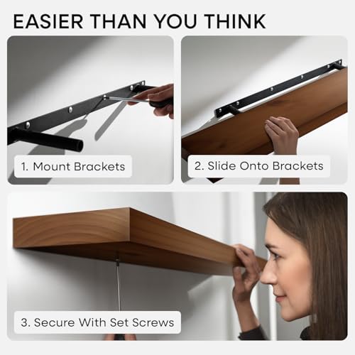 20 Inch Floating Shelves (2 Count)
