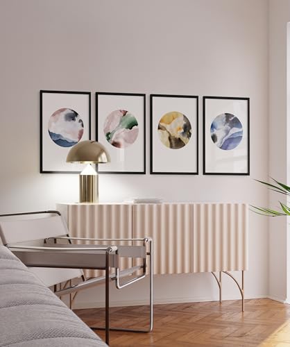 20x30 Black Oak Frame Set of 4
