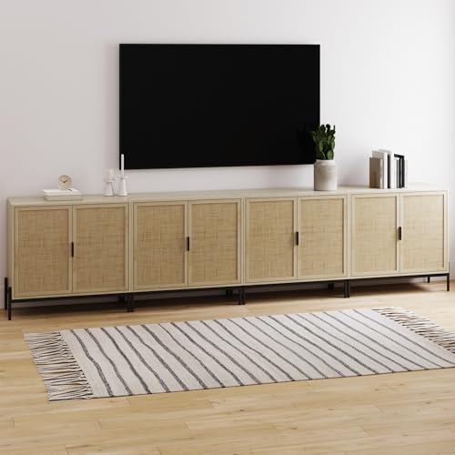 Andrew Bohemian TV Stand or Kitchen Sideboard Credenza (4 Count)