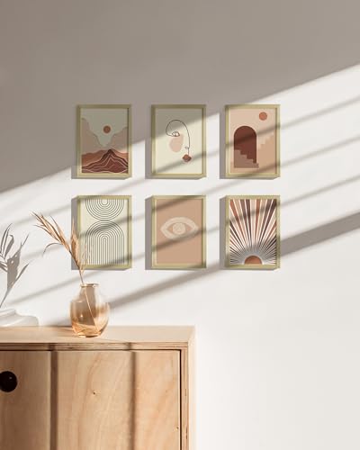5x7 Gold Metal Picture Frames (6 Count)