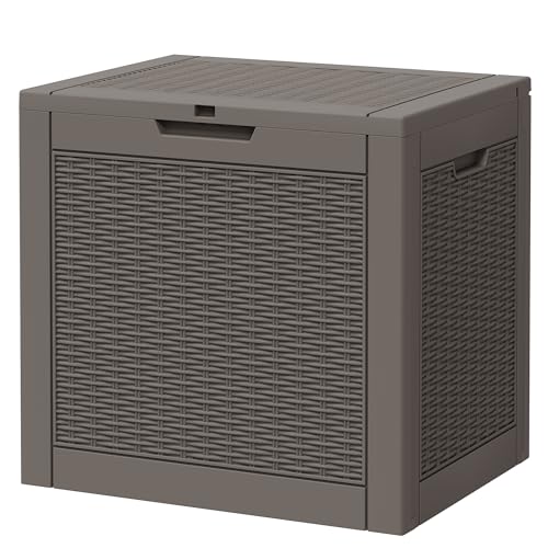 30 Gallon Outdoor Storage Box Waterproof Deck Box for Patio