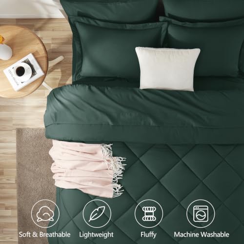 Twin XL Comforter Set Forest Green