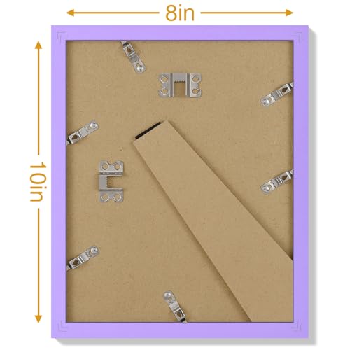 8x10 Picture Frames Set of 9 for Wall or Tabletop Display (9 Count)