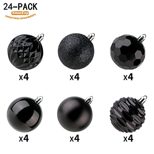 Christmas Ball Ornaments (24 Count)