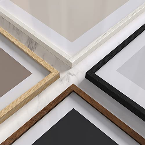 11x17 Walnut Oak Frame Set of 4 (4 Count)