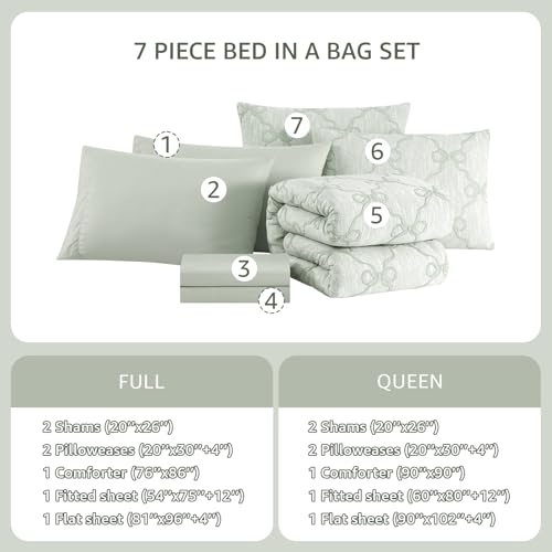 Queen Comforter Set with Sheets for Girls