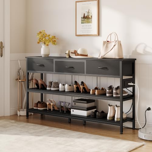 Entryway Table with Outlets