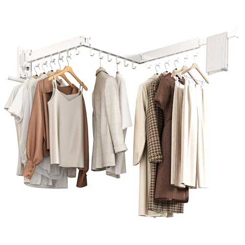 Wall Mounted Collapsible Clothes Drying Rack