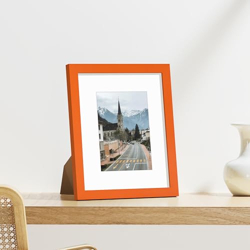 8x10 Picture Frames Set of 9 for Wall or Tabletop Display (9 Count)