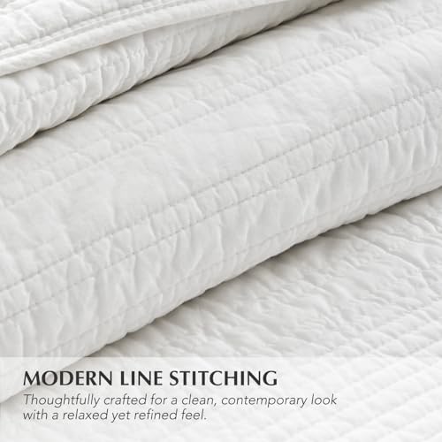 HOME 100% Cotton Quilt Set Oversized Cal King