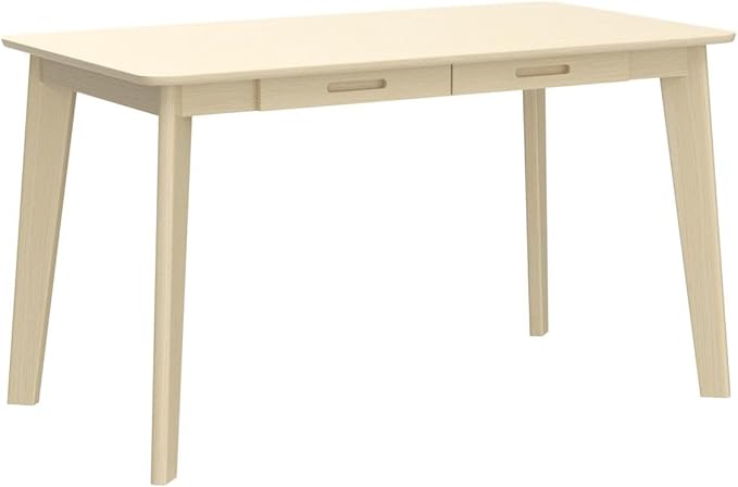 IOTXY Solid Wood Writing Desk - Home Office Workbench Desk with Drawer, Laptop Computer Work Study Table