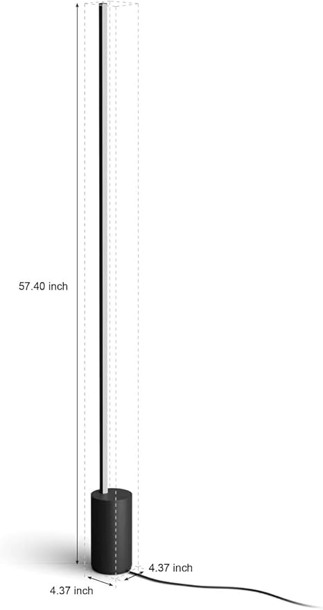 Philips Hue Signe Smart Color Changing Floor Lamp, Control