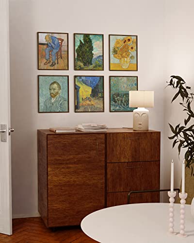 11x14 Walnut Oak Wood Picture Frames Set of 25 (25 Count)