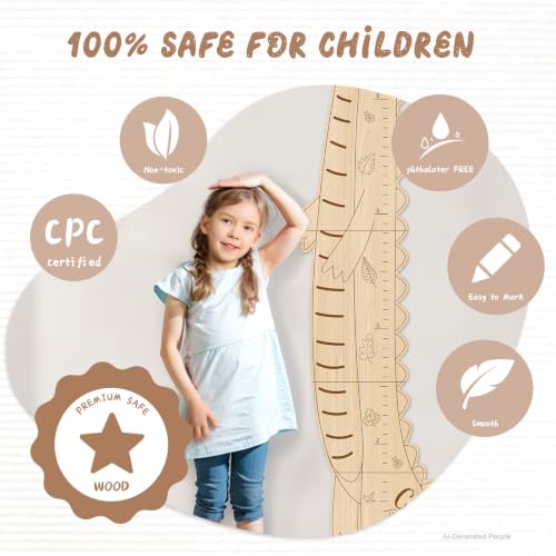 Personalized Name Kids Height Wall Chart