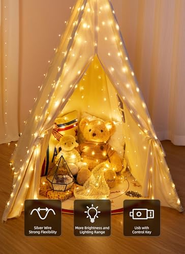 2 Pack 300 LED Fairy Curtain Lights