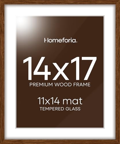 14x17 Brown Oak Picture Frame
