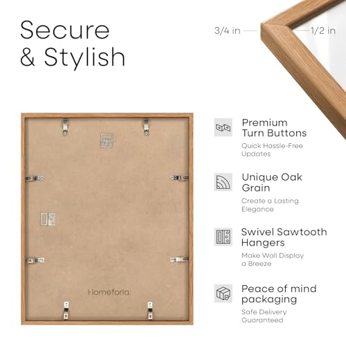 11x14 Natural Oak Diploma Frame (2 Count)