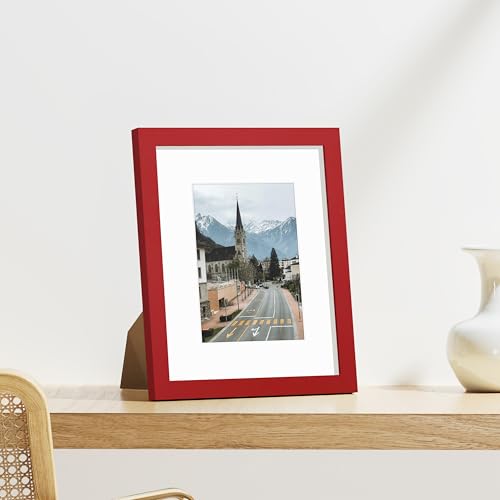 8x10 Picture Frames Set of 9 for Wall or Tabletop Display (9 Count)