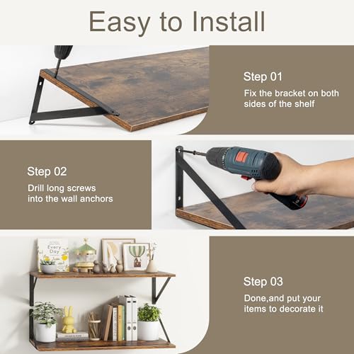 Floating Shelves 16 Inch Long