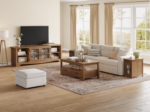 Farmhouse Coffee Table with Storage