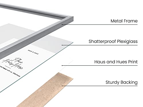 9x12 Silver Metal Picture Frames (3 Count)