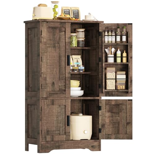 43”H Pantry Cabinet with 4 Doors