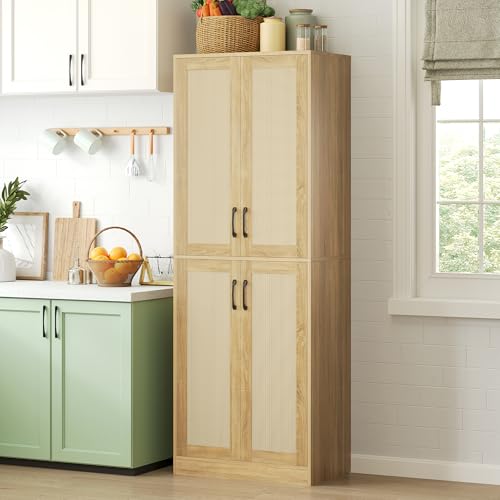 Rattan Pantry Cabinet