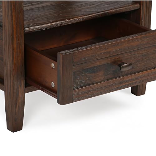 Warm Shaker 20" End Tables in Warm Walnut Brown