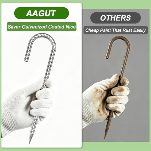 Rebar Stakes 12 Inch J Hook (32 Count)
