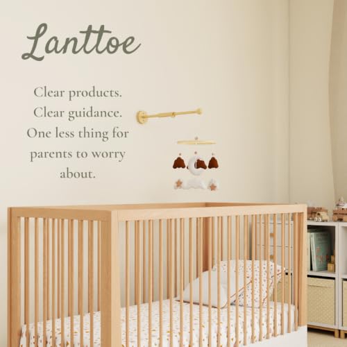 Wooden Wall Mount Crib Mobile Arm
