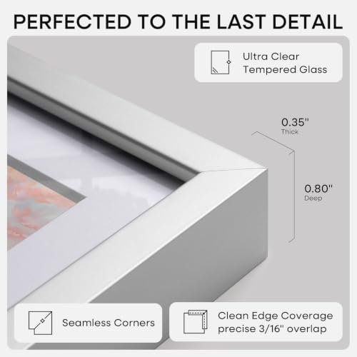 20x28 Silver Picture Frame (2 Count)