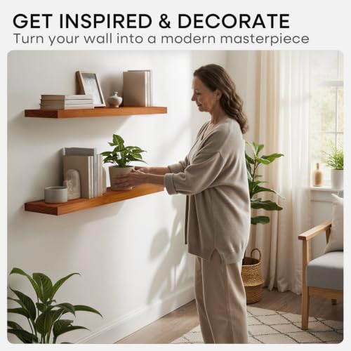 20 Inch Floating Shelves (4 Count)
